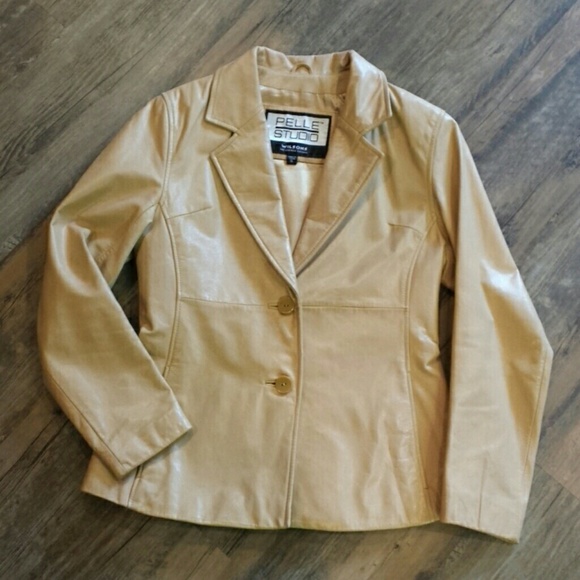 Wilsons Leather Jackets & Blazers - Women's genuine leather lined blazer